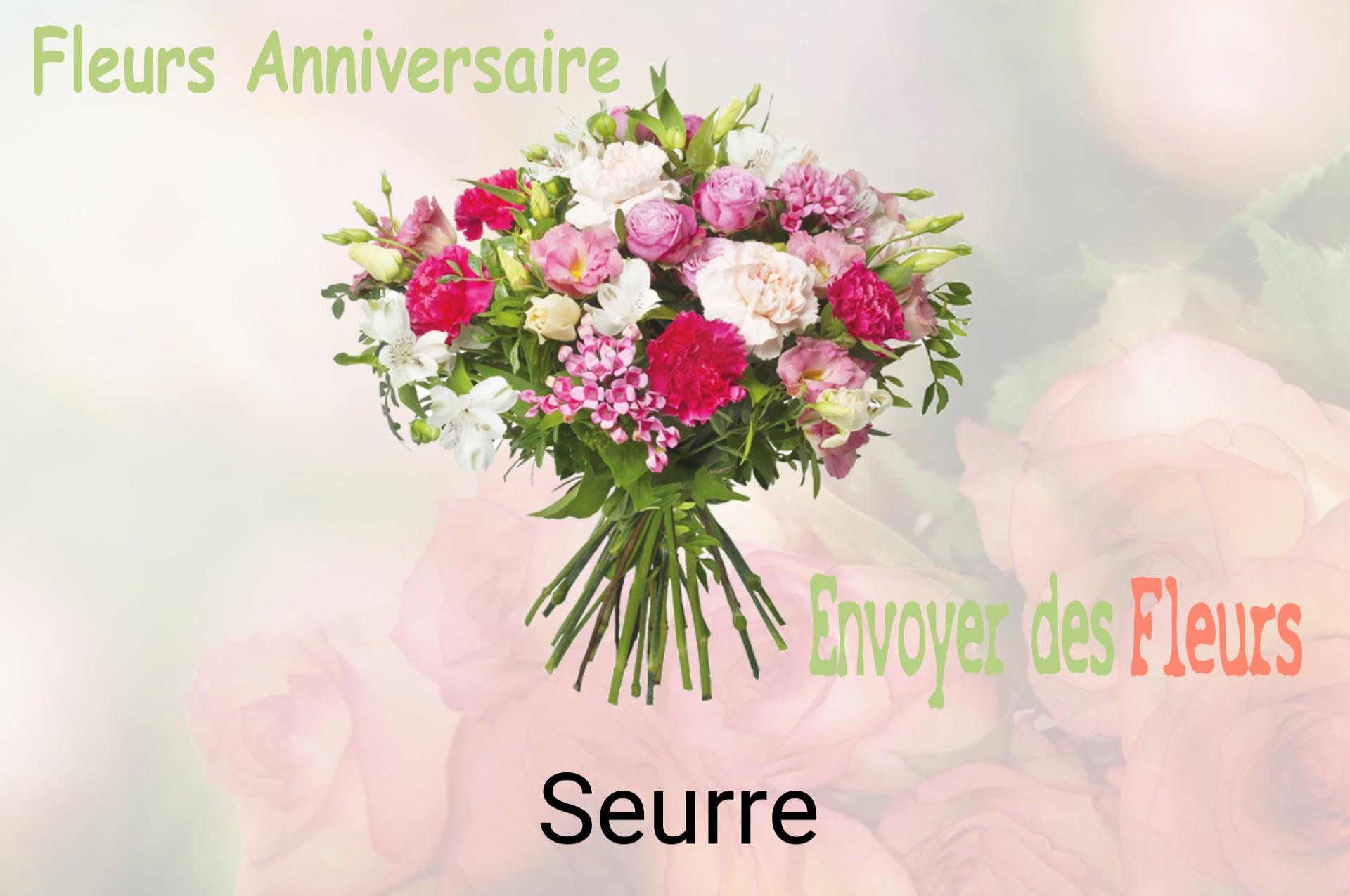 Bouquet de fleurs d’anniversaire livré à Seurre
